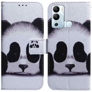 For Infinix Hot 12i Coloured Drawing Leather Phone Case(Panda)