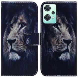 For OnePlus Nord CE 2 Lite 5G Coloured Drawing Leather Phone Case(Lion)