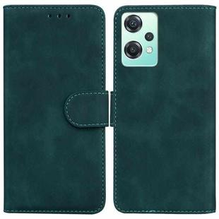 For OnePlus Nord CE 2 Lite 5G Skin Feel Pure Color Flip Leather Phone Case(Green)