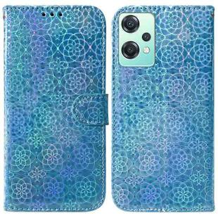For OnePlus Nord CE 2 Lite 5G Colorful Magnetic Buckle Leather Phone Case(Blue)
