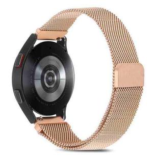 For Huawei Watch GT 3 Pro 43mm Milan Steel Watch Band(Rose Gold)