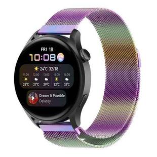 For Huawei Watch GT 3 Pro 43mm Milan Steel Watch Band(Colorful)