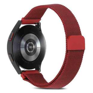 For Huawei Watch GT 3 Pro 43mm Milan Steel Watch Band(Dark Red)