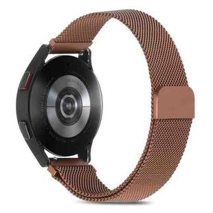 For Huawei Watch GT 3 Pro 43mm Milan Steel Watch Band(Brown)