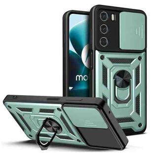 For Motorola Moto G200 5G / Edge S30 Sliding Camera Cover Design TPU+PC Phone Case(Green)