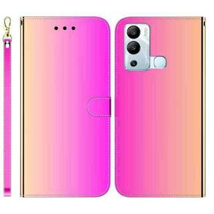 For Infinix Hot 12i Imitated Mirror Surface Horizontal Flip Leather Phone Case(Gradient Color)
