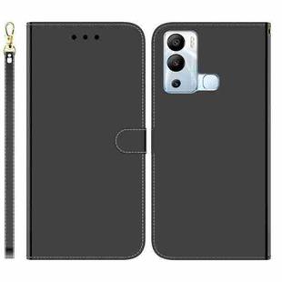 For Infinix Hot 12i Imitated Mirror Surface Horizontal Flip Leather Phone Case(Black)