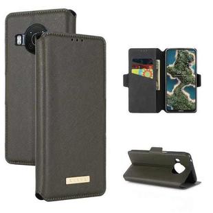 For Nokia X20 / X10 MUXMA MX115 Cross Texture Oil Edge Flip Leather Phone Case(Grey)