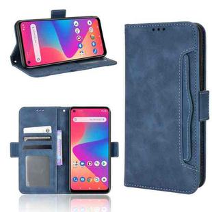 For BLU G71 Skin Feel Calf Pattern Leather Phone Case(Blue)