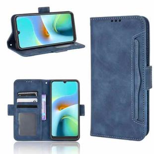 For Blackview A50 Skin Feel Calf Pattern Leather Phone Case(Blue)
