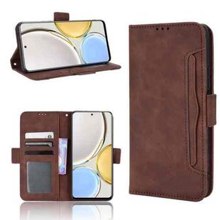 For Honor X9 5G / Magic4 Lite Skin Feel Calf Pattern Leather Phone Case(Brown)