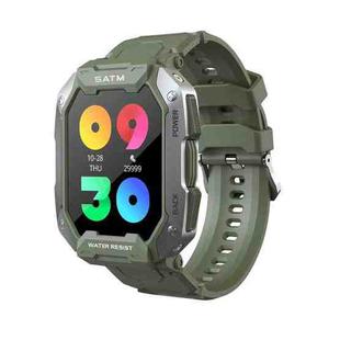 C20 1.71 inch TFT HD Screen Smart Watch, Support Heart Rate Monitoring/Blood Oxygen Monitoring(Green)