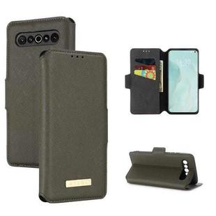 For Meizu 17 / 17 Pro MUXMA MX115 Cross Texture Oil Edge Flip Leather Phone Case(Grey)