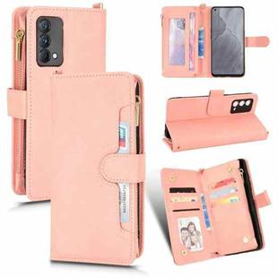 For OPPO Realme GT Master / K9 Litchi Texture Zipper Leather Phone Case(Pink)