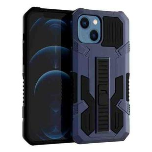 For iPhone 14 Plus Vanguard Warrior All Inclusive Double-color Phone Case (Blue)