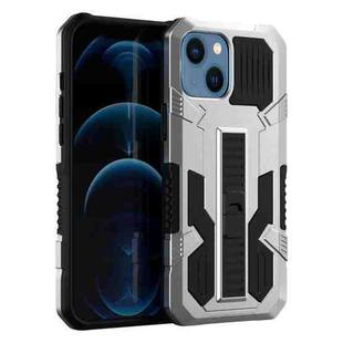 For iPhone 14 Plus Vanguard Warrior All Inclusive Double-color Phone Case (Silver)