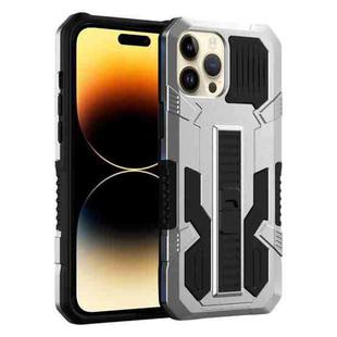 For iPhone 14 Pro Vanguard Warrior All Inclusive Double-color Phone Case(Silver)