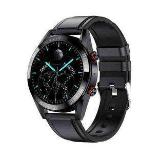 Z18 1.39 inch AMOLED Screen Smart Watch, Support Heart Rate Monitoring/Blood Pressure Monitoring, Strap Material:Leather(Black)