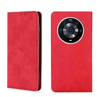 For Honor Magic3 Pro Skin Feel Magnetic Horizontal Flip Leather Phone Case(Red)