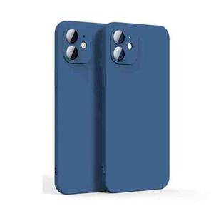 Lens Glass Film Liquid State Phone Case For iPhone 11(Blue)