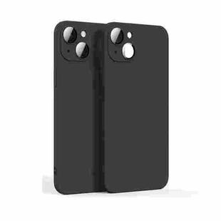 For iPhone 13 mini Lens Glass Film Liquid State Phone Case (Black)