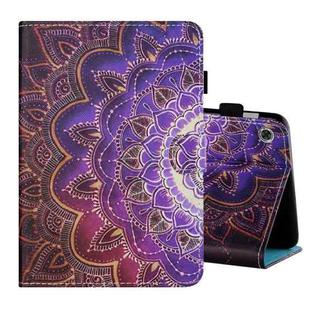 For Lenovo Tab M10 3rd Gen Coloured Drawing Stitching Smart Leather Tablet Case(Mandala)