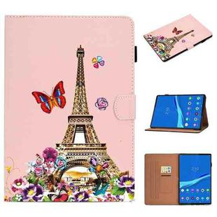For Lenovo Tab M10 Plus 10.6 3rd Gen 2022 Pure Color Painting Smart Leather Tablet Case(Iron Tower)