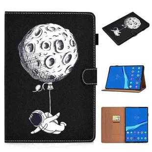 For Lenovo Tab M10 Plus 10.6 3rd Gen 2022 Pure Color Painting Smart Leather Tablet Case(Spaceman)