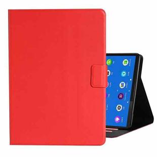 For Lenovo Tab M10 3rd Gen Solid Color Smart Leather Tablet Case(Red)