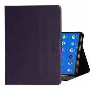 For Lenovo Tab M10 3rd Gen Solid Color Smart Leather Tablet Case(Purple)