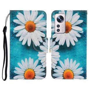 For Xiaomi 12 Lite Colored Drawing Pattern Flip Leather Phone Case(Daisy)