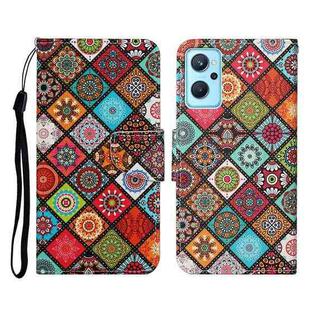 For Realme 9i Colored Drawing Pattern Flip Leather Phone Case(Ethnic Style)