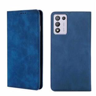 For OPPO K9s/Realme Q3s Skin Feel Magnetic Horizontal Flip Leather Phone Case(Blue)