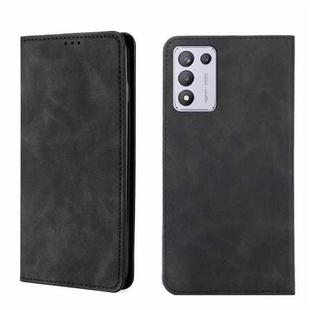 For OPPO K9s/Realme Q3s Skin Feel Magnetic Horizontal Flip Leather Phone Case(Black)