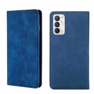 For OPPO Realme GT Master/Realme Q3 Pro Carnival Skin Feel Magnetic Horizontal Flip Leather Phone Case(Blue)