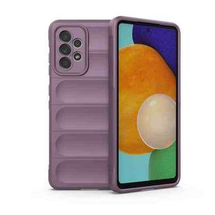For Samsung Galaxy A52 5G Magic Shield TPU + Flannel Phone Case(Purple)