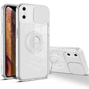 For iPhone X / XS Sliding Camera Cover Design TPU Phone Case(White)