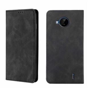 For Nokia C20 Plus Skin Feel Magnetic Horizontal Flip Leather Phone Case(Black)
