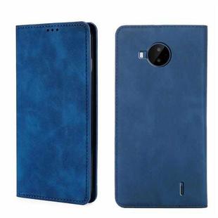 For Nokia C20 Plus Skin Feel Magnetic Horizontal Flip Leather Phone Case(Blue)