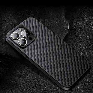 For iPhone 13 Pro Wlons Aramid Fiber MagSafe Magnetic Phone Case (Black)