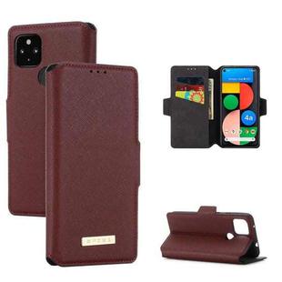 For OPPO Realme C15 / C12 MUXMA MX115 Cross Texture Oil Edge Flip Leather Phone Case(Red)