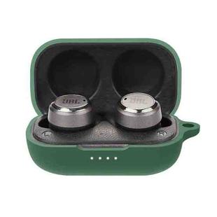 Bluetooth Earphone Silicone Protective Case For JBL T280TWS(Dark Green)