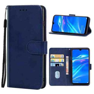 For Huawei Enjoy 9 Leather Phone Case(Blue)