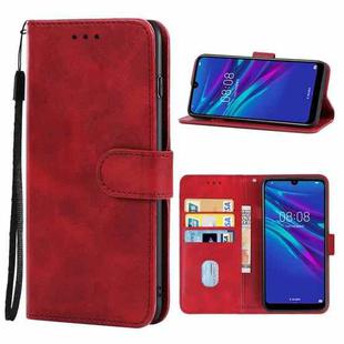 For Huawei Enjoy 9e Leather Phone Case(Red)