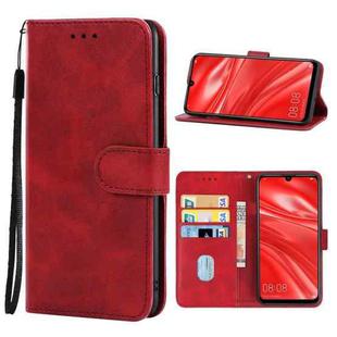 For Huawei Enjoy 9s Leather Phone Case(Red)