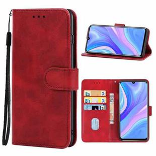 For Huawei Enjoy 10s Leather Phone Case(Red)