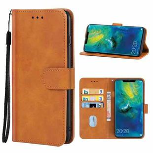 For Huawei Mate 20 Pro Leather Phone Case(Brown)
