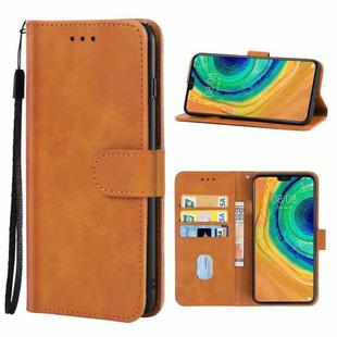 For Huawei Mate 30 Leather Phone Case(Brown)