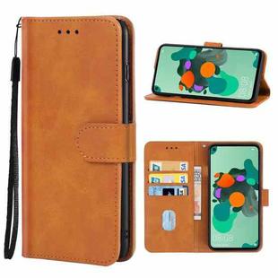 For Huawei Mate 30 Lite Leather Phone Case(Brown)