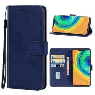 For Huawei Mate 30 Pro Leather Phone Case(Blue)